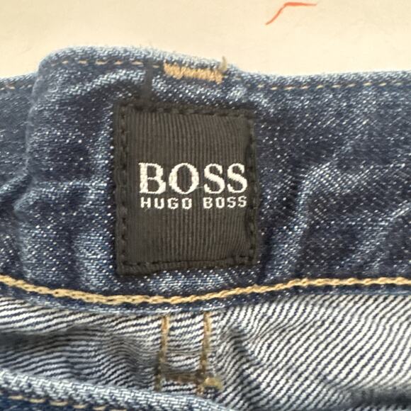 Hugo Boss Jeans Men’s 34x30 Blue Straight Leg Denim Pants Classic Fit - Picture 4 of 12